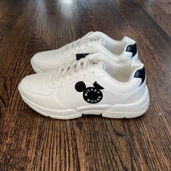 DISNEY mickey mouse cream/ off white sneakers primark exclusive - Picture 6 of 8